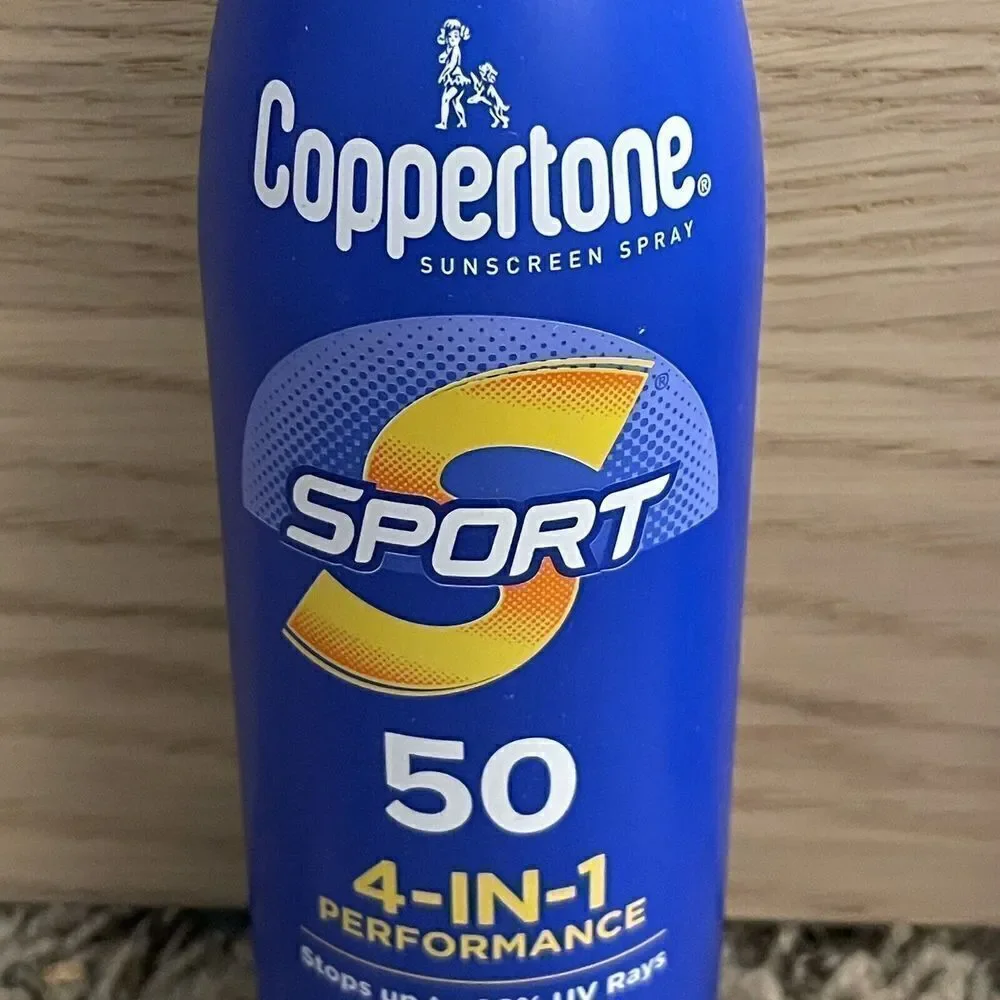 New 2 Coppertone Full Size 11 Oz SPF 50 Sunscreen Spray Water Sweat Resistant
